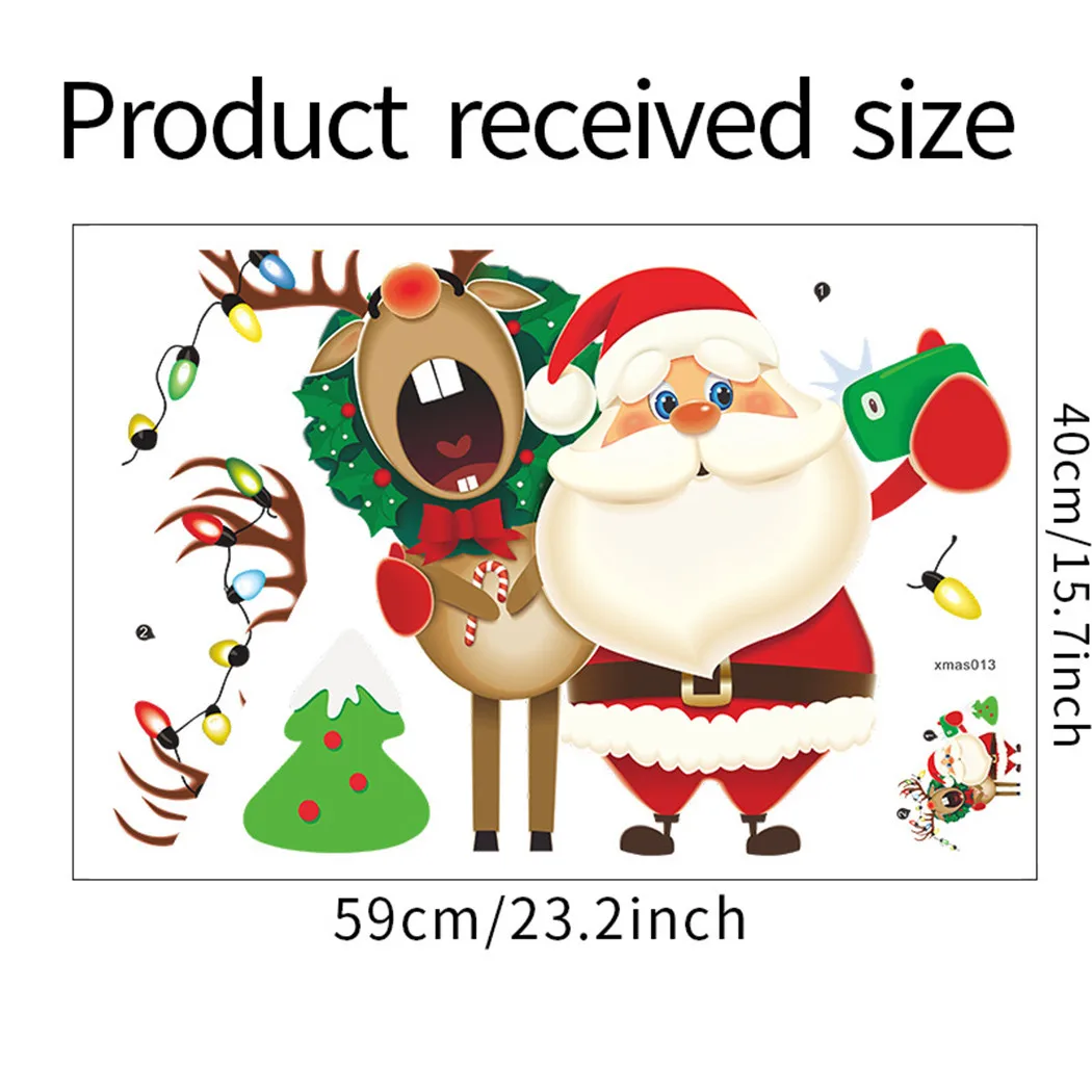 1 Set Christmas Xmas Santa Removable Stickers PVC DIY Art Decals Wall Home Shop Party Decals Decoration
1 Set Christmas Xmas Santa Removable Stickers PVC DIY Art Decals Wall Home Shop Party Decals Decoration