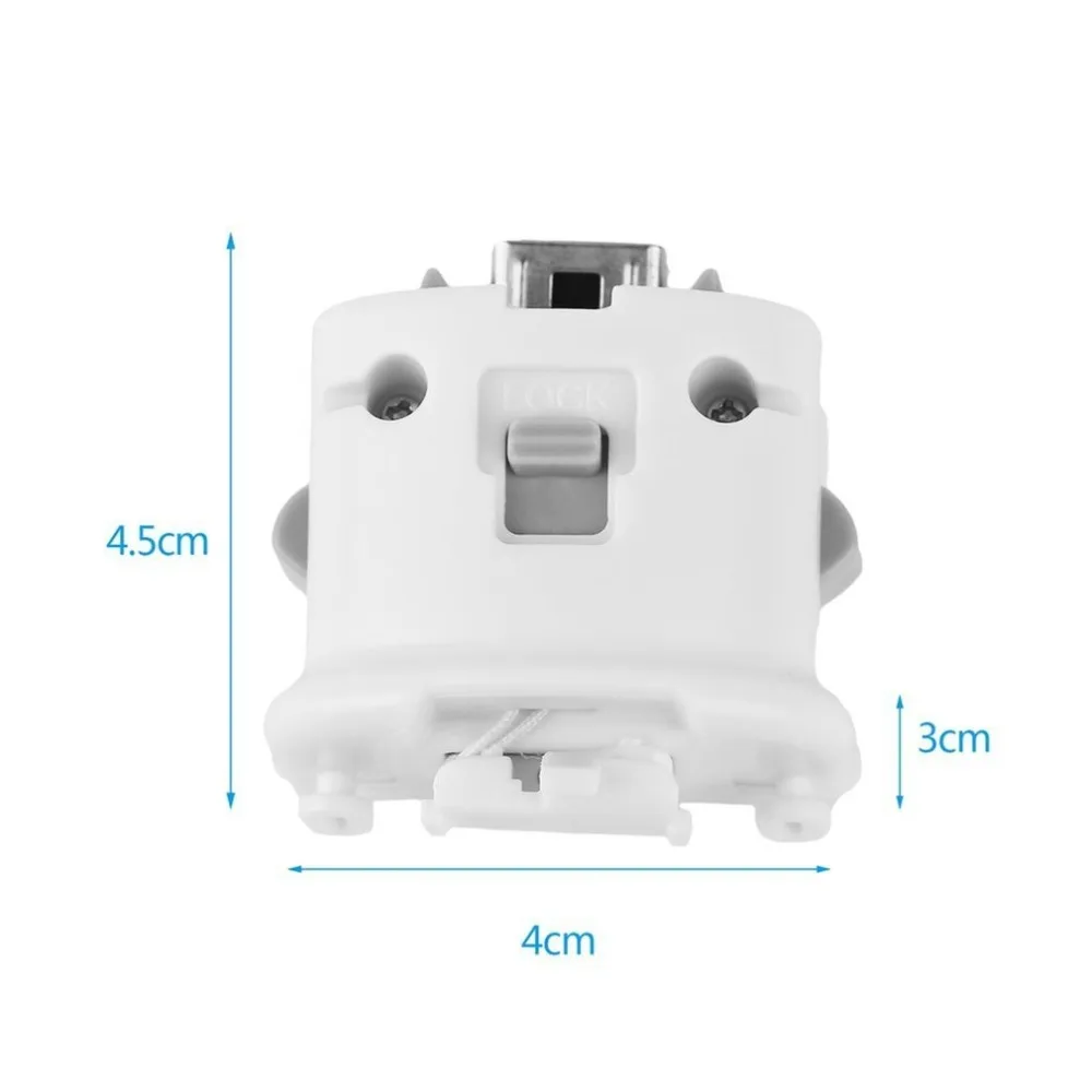 Motion Plus MotionPlus Adapter Sensor for Nintendo for Wii Remote Controller White
Motion Plus MotionPlus Adapter Sensor for Nintendo for Wii Remote Controller White
