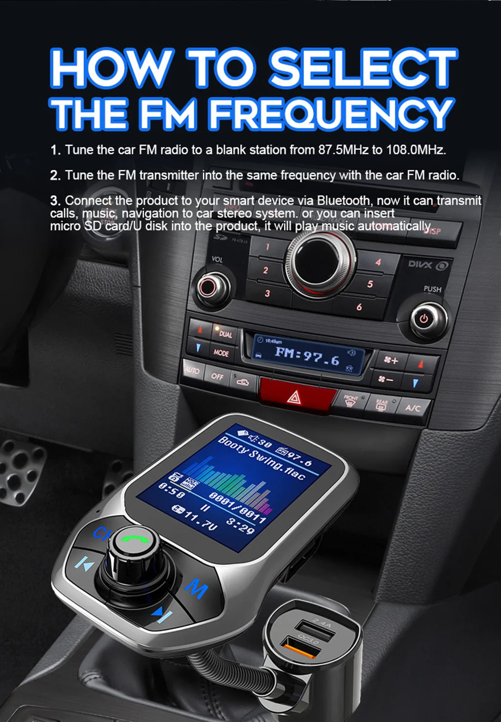 Fm-передатчик автоматическое сканирование неиспользованная станция