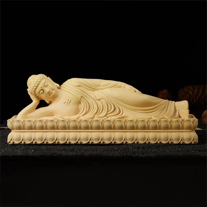 15/20cm Wood Carving Reclining Buddha Statue Wood Crafts Home Furnishing Temple Car Decoration Gift Customized Sakyamuni Buddha
15/20cm Wood Carving Reclining Buddha Statue Wood Crafts Home Furnishing Temple Car Decoration Gift Customized Sakyamuni Buddha