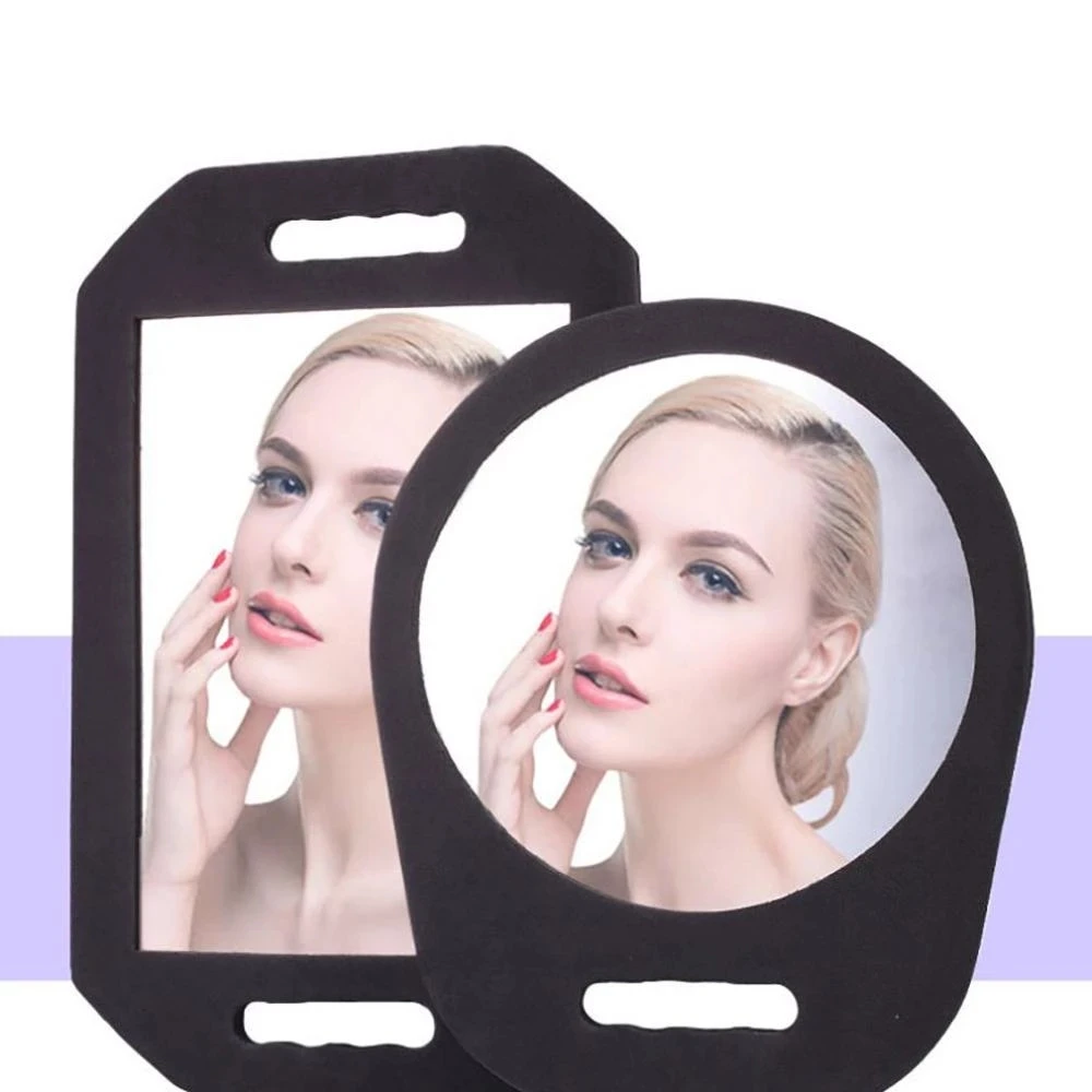 Sponge Border Cosmetic Mirror Barber Rectangle Handheld Makeup Mirror Washroom Bedroom Beauty Accessories
Sponge Border Cosmetic Mirror Barber Rectangle Handheld Makeup Mirror Washroom Bedroom Beauty Accessories