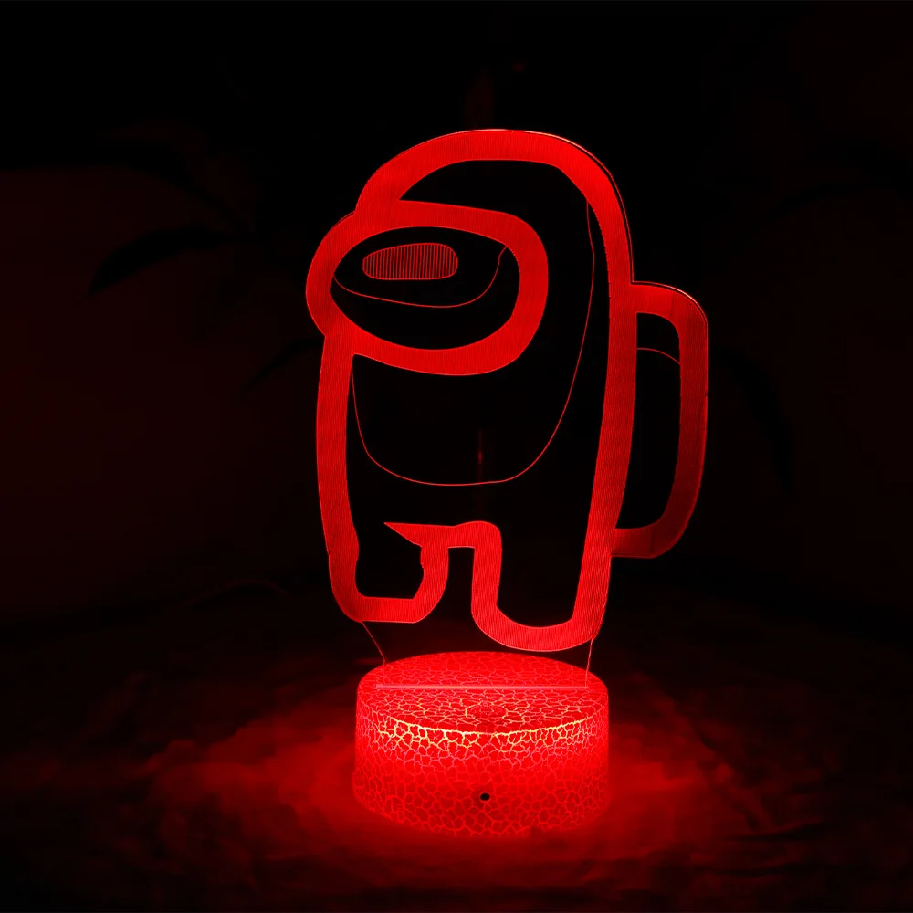 LOGO 3D Illusion Desktop Lamp Hot Friends Game Among us Coffee Table Decor LED Sensor Lights Atmosphere Bedside Night Lamps
LOGO 3D Illusion Desktop Lamp Hot Friends Game Among us Coffee Table Decor LED Sensor Lights Atmosphere Bedside Night Lamps