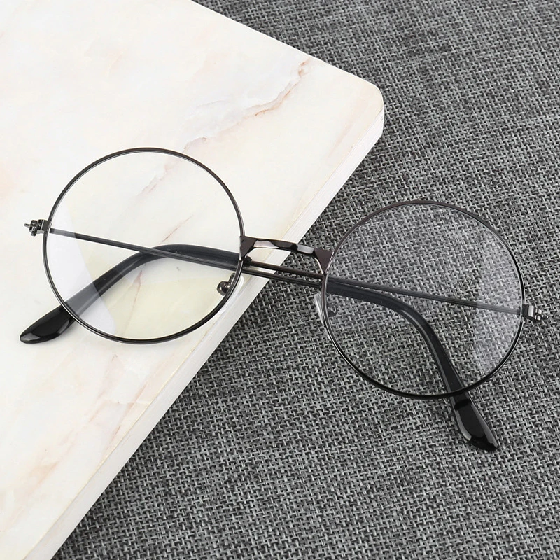 Classic Round Glasses Frame Vintage Bookworm Eyeglasses Transparent Clear Lens Eyewear Small Size Metal Optical Frames Unisex
Classic Round Glasses Frame Vintage Bookworm Eyeglasses Transparent Clear Lens Eyewear Small Size Metal Optical Frames Unisex