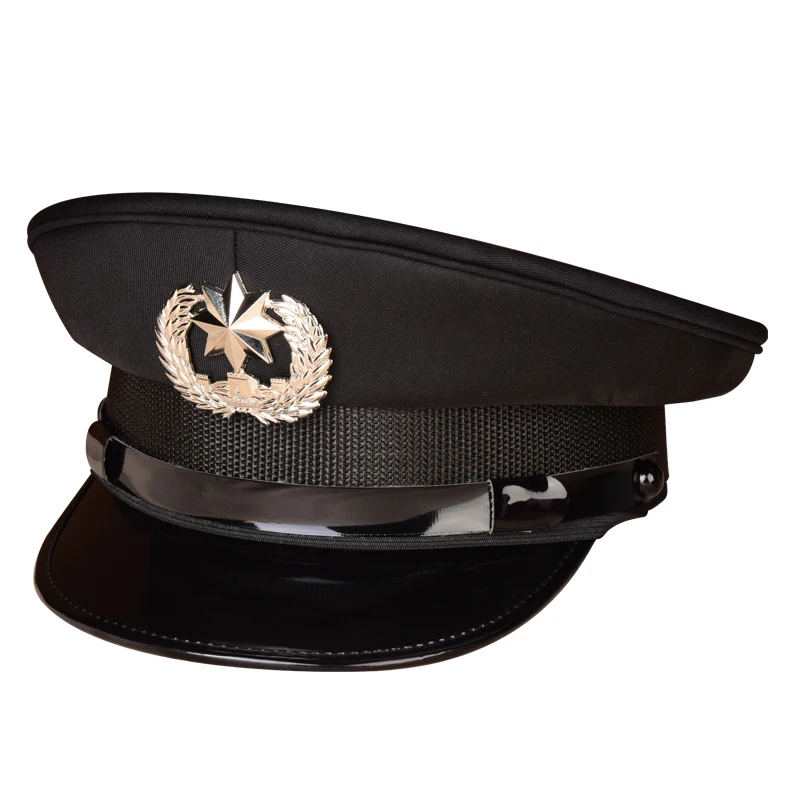 HONGKONG POLICE VISOR CAP Captain Pilot Hat Military Hats for Men Captain's Cap | Аксессуары для одежды