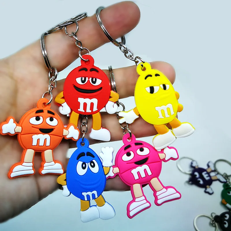 100PCS PVC high quality keyring Bean cartoon figure key chain anime character key holder fit girl boy bag pendants friend gifts
100PCS PVC high quality keyring Bean cartoon figure key chain anime character key holder fit girl boy bag pendants friend gifts