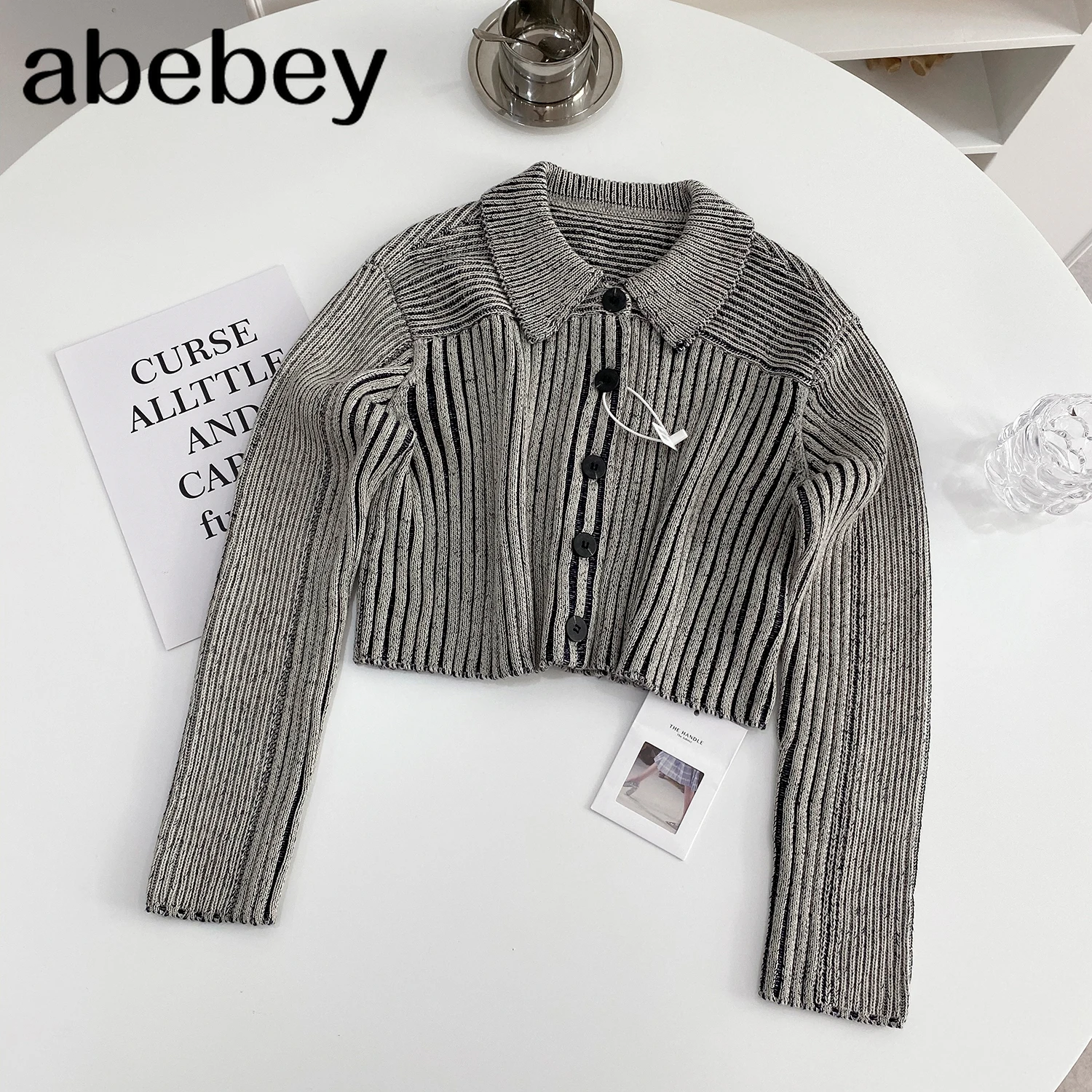 Girls Women Cartoon Cardigan Street Fashion Knitted Sweater Chic Ladies Single Breasted Short Loose Cardigans Femme
Girls Women Cartoon Cardigan Street Fashion Knitted Sweater Chic Ladies Single Breasted Short Loose Cardigans Femme