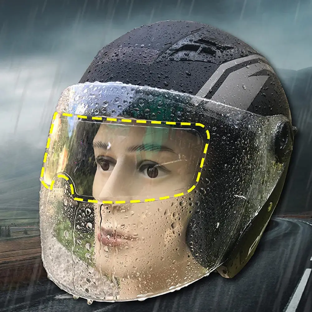 

Прозрачная непромокаемая и противотуманная пленка для мотоциклетного шлема, универсальная фотопленка, линзы для мотоциклетного шлема, про...