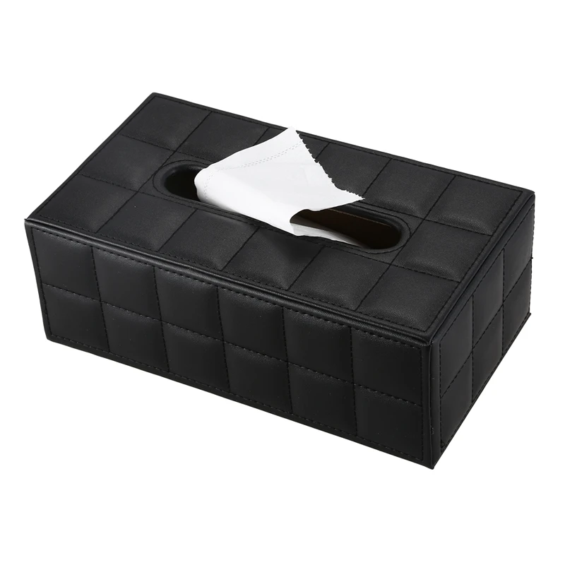 Durable Home Car Rectangle PU Leather Tissue Box Paper Holder Case Cover Napkin black
Durable Home Car Rectangle PU Leather Tissue Box Paper Holder Case Cover Napkin black
