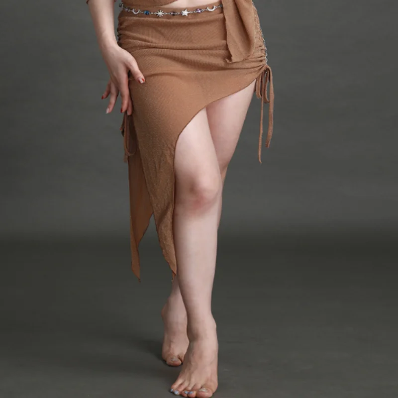 New Arrival Spring And Autumn Women Belly Dance Clothing Comfortable Dancing Practice Translucent Gauzy Blouse And Skirt Suit
New Arrival Spring And Autumn Women Belly Dance Clothing Comfortable Dancing Practice Translucent Gauzy Blouse And Skirt Suit