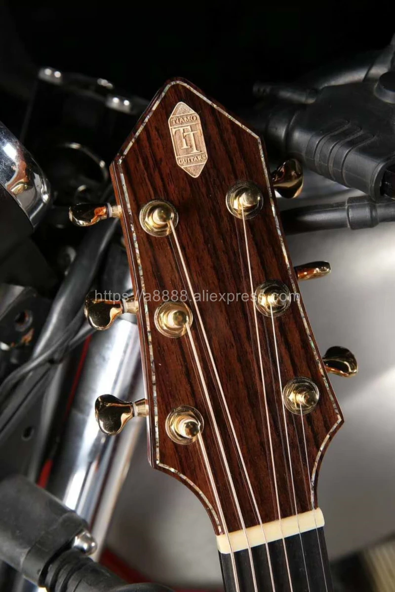 Professional Full Solid Guitar,41 " Cutaway Jumbo guitar with Solid Spruce Top/ Solid Rosewood Body,Cupid shell pattern mosaic
Professional Full Solid Guitar,41 " Cutaway Jumbo guitar with Solid Spruce Top/ Solid Rosewood Body,Cupid shell pattern mosaic