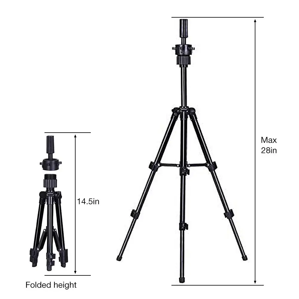 Adjustable Tripod Stand Holder Mannequin Head Tripod Hairdressing Training Head Holder Hair Wig Stand Tool
Adjustable Tripod Stand Holder Mannequin Head Tripod Hairdressing Training Head Holder Hair Wig Stand Tool