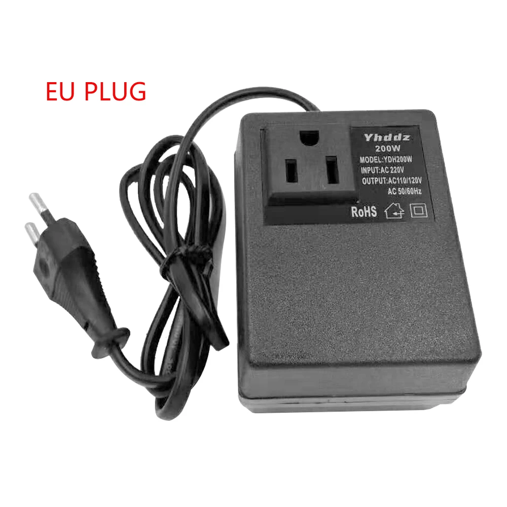NEW 200W Voltage Converter 220V To 110V Transformer Step Down Transformer Voltage Converter Travel Adapter EU/US/UK Plug
NEW 200W Voltage Converter 220V To 110V Transformer Step Down Transformer Voltage Converter Travel Adapter EU/US/UK Plug
