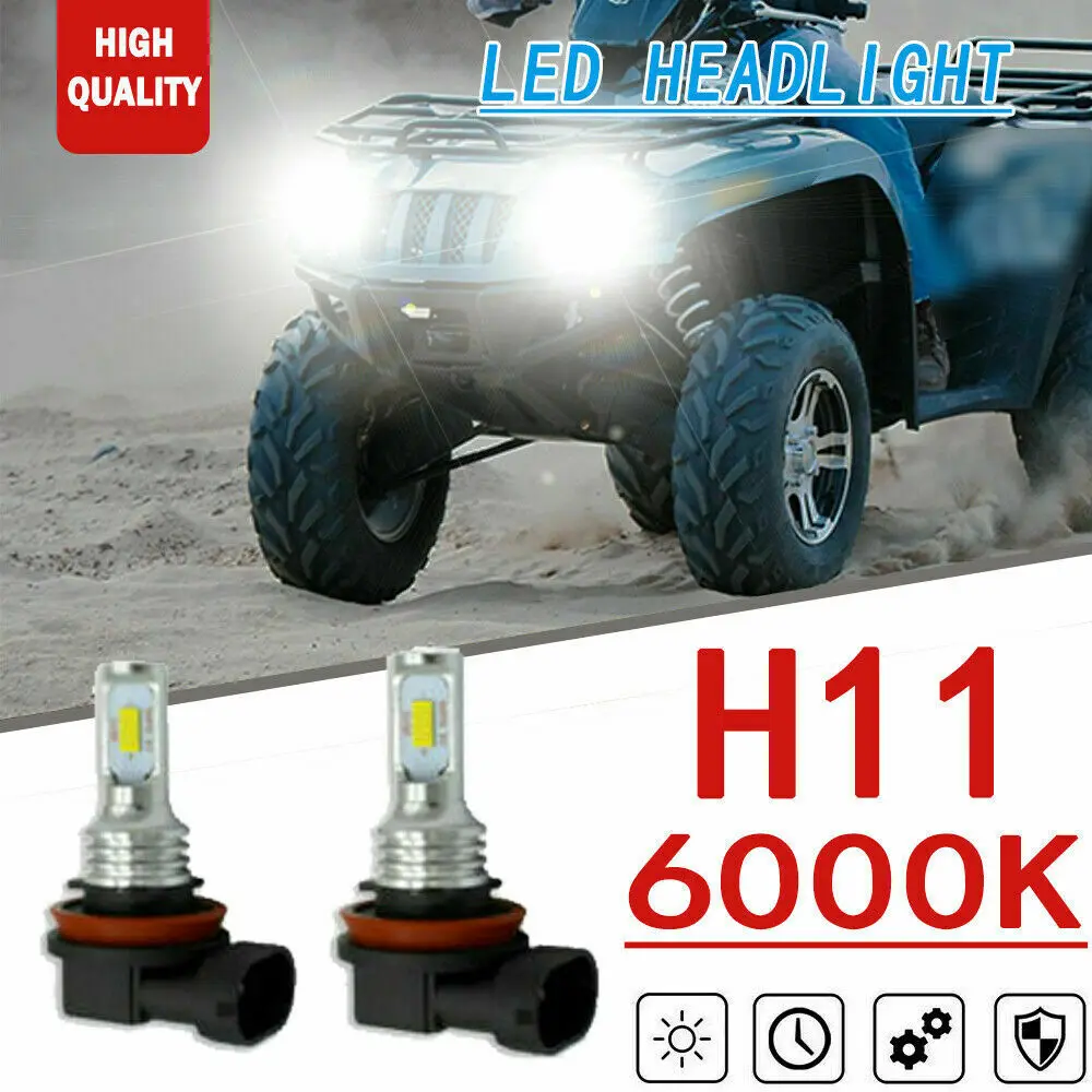 Комплект светодиодных фар 2x6000K H11 8000LM для Arctic Cat F8 Efi 2007-2010 Efi Lxr 2007-2011
Комплект светодиодных фар 2x6000K H11 8000LM для Arctic Cat F8 Efi 2007-2010 Efi Lxr 2007-2011