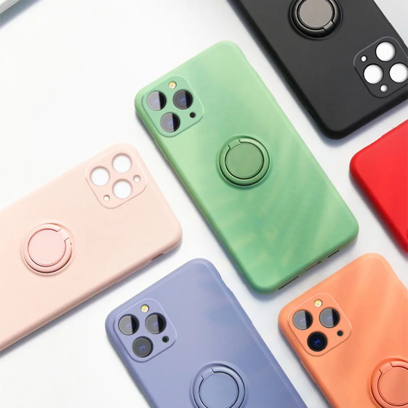 Liquid Silicone Ring Holder Phone Case For Iphone 11 12 pro max X XR Xs max 6 7 8 plus SE 2020 shockproof Soft Luxury Phone Case
Liquid Silicone Ring Holder Phone Case For Iphone 11 12 pro max X XR Xs max 6 7 8 plus SE 2020 shockproof Soft Luxury Phone Case