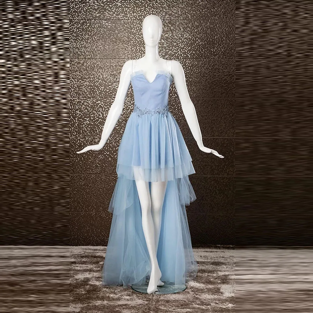 Небесно-Голубой Изысканный Простой женское платье цветок на талии, тонкие лямки, Тюлевое платья Высокая Низкая летнее платье индивидуальны...
Небесно-Голубой Изысканный Простой женское платье цветок на талии, тонкие лямки, Тюлевое платья Высокая Низкая летнее платье индивидуальны...