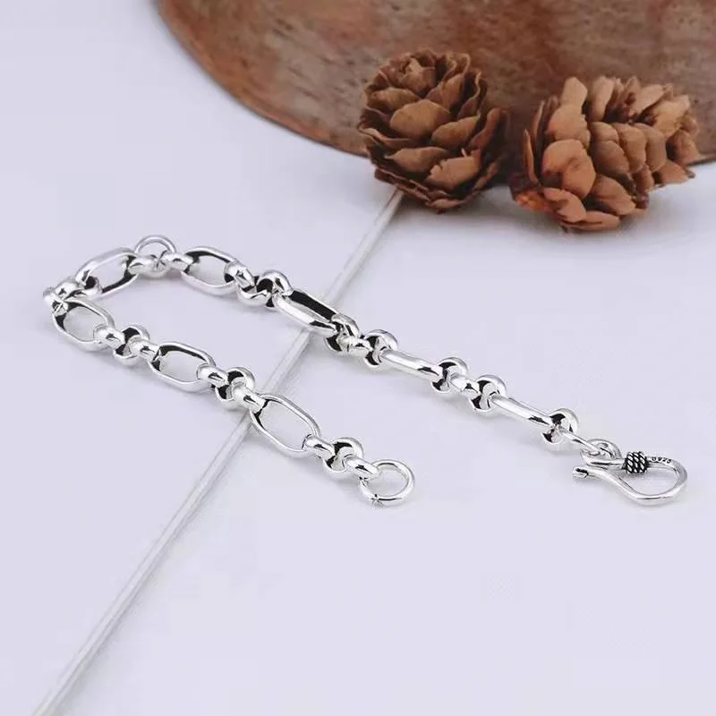 Мужской и женский браслет из серебра 925 пробы
Мужской и женский браслет из серебра 925 пробы