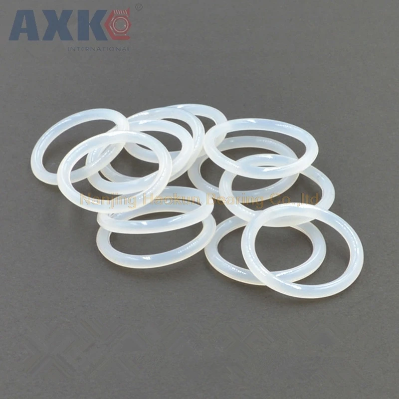 AXK 2 мм CS белое Силиконовое уплотнительное кольцо уплотнительные кольца OD