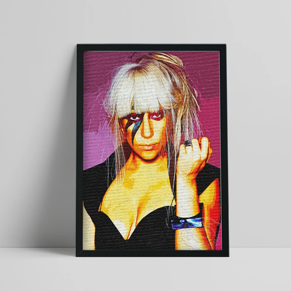 American Singer Lady Gaga Print, Long Hair Actor Goddess Poster, Portrait Painting Wall Art, Music Star Wall Picture, Fans Gift
American Singer Lady Gaga Print, Long Hair Actor Goddess Poster, Portrait Painting Wall Art, Music Star Wall Picture, Fans Gift