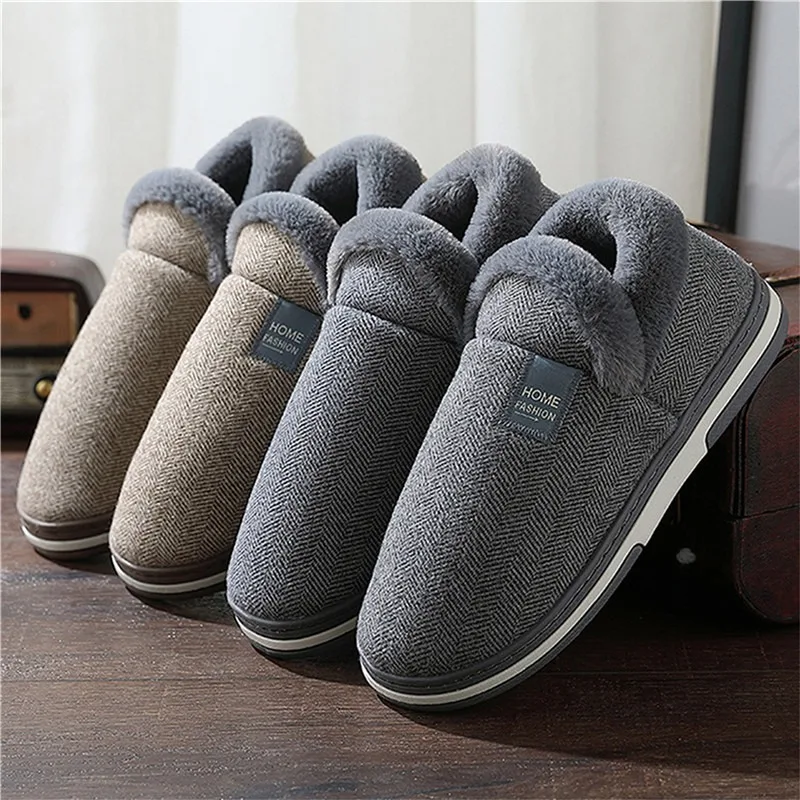 Fashion Warm Home Slippers for Men Winter Furry Short Plush Unisex Slippers Non Slip Bedroom Slippers Couple Soft Indoor Shoes
Fashion Warm Home Slippers for Men Winter Furry Short Plush Unisex Slippers Non Slip Bedroom Slippers Couple Soft Indoor Shoes