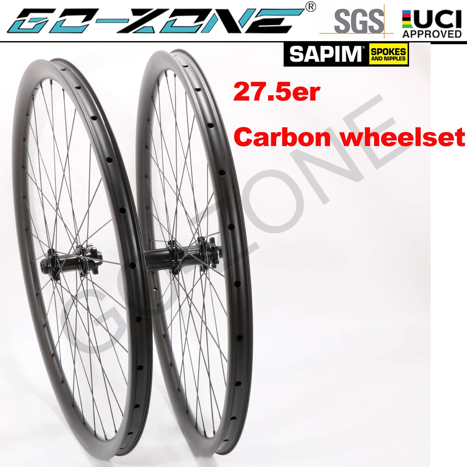 Углеродные MTB колеса 27.5er легкие бескамерные Fastace DA206 Sapim Shimano или Sram XD Thru