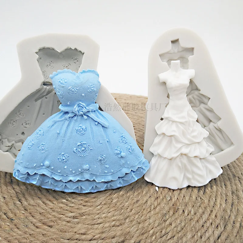 Girl Dress Skirt Epoxy Resin Fondant Silicone Mold for DIY Pastry Cupcake Dessert Plaster Decoration Kitchenware Baking Accessor
Girl Dress Skirt Epoxy Resin Fondant Silicone Mold for DIY Pastry Cupcake Dessert Plaster Decoration Kitchenware Baking Accessor