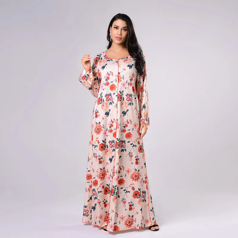 Vintage Abaya Dubai Women Printed Turkish Kaftan Muslim Hijab Dress Party Gown Islamic Clothing Arabic Robe Ramadan Middle East
Vintage Abaya Dubai Women Printed Turkish Kaftan Muslim Hijab Dress Party Gown Islamic Clothing Arabic Robe Ramadan Middle East