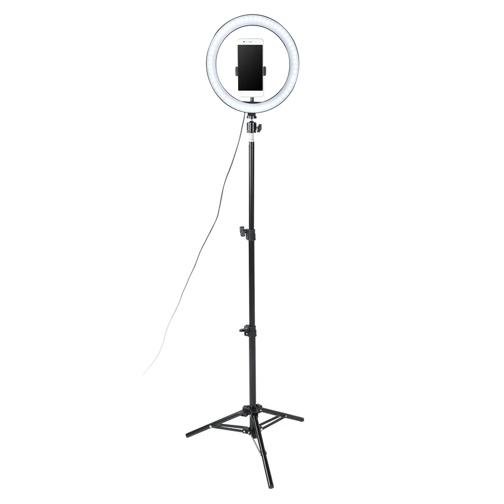 New 10 Inch Dimmable LED Ring Fill Light USB Camera Video Lamp With 1.2m Tripod Phone Clip Set
New 10 Inch Dimmable LED Ring Fill Light USB Camera Video Lamp With 1.2m Tripod Phone Clip Set