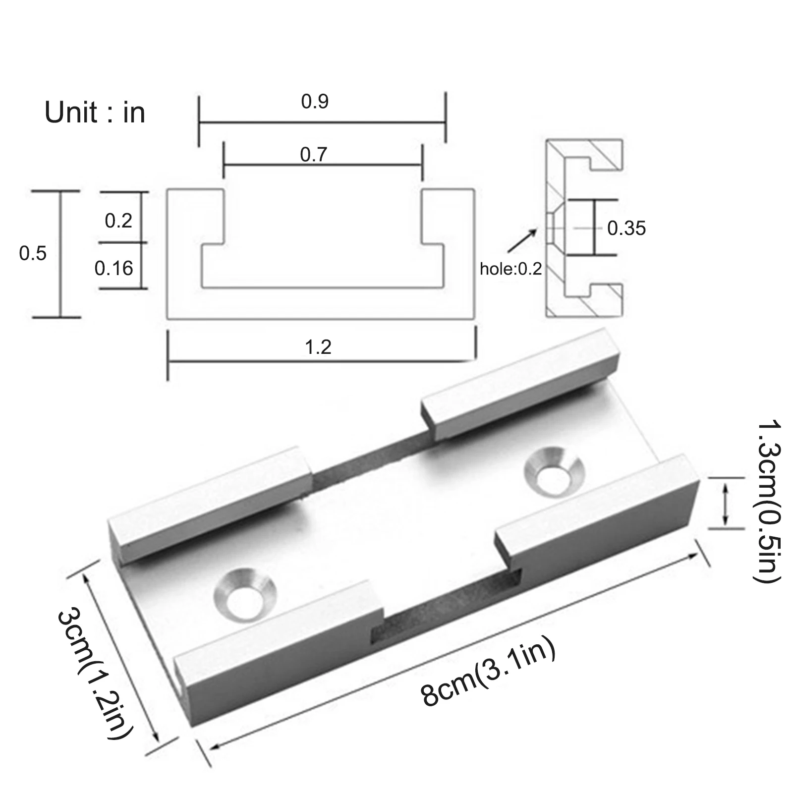 Woodworking Universal Chute Cross Track Connector T-Track Intersection Parts Aluminum Woodworking DIY T Slot Cross Tools
Woodworking Universal Chute Cross Track Connector T-Track Intersection Parts Aluminum Woodworking DIY T Slot Cross Tools