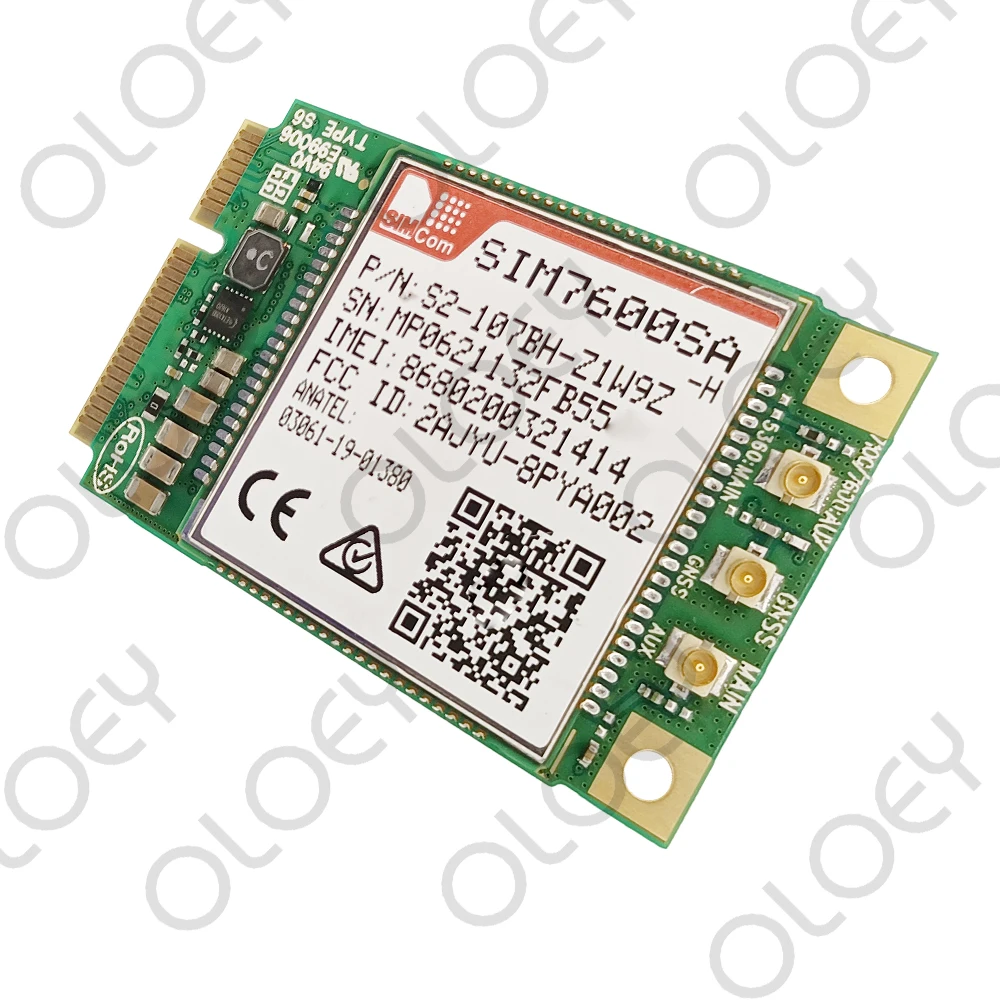 SIMCOM SIM7600SA-H Mini PCIE LTE Cat4 модуль многополосный Pcie для Австралии/Новой Зеландии/Южной