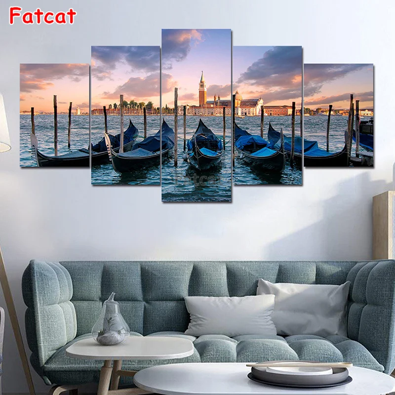 Nordic Venus Seascape 3D Diy Diamond Painting Full Square Round Drill Boat 5 Pieces Home Decor Rhinestone Embroidery Kits PP1555
Nordic Venus Seascape 3D Diy Diamond Painting Full Square Round Drill Boat 5 Pieces Home Decor Rhinestone Embroidery Kits PP1555