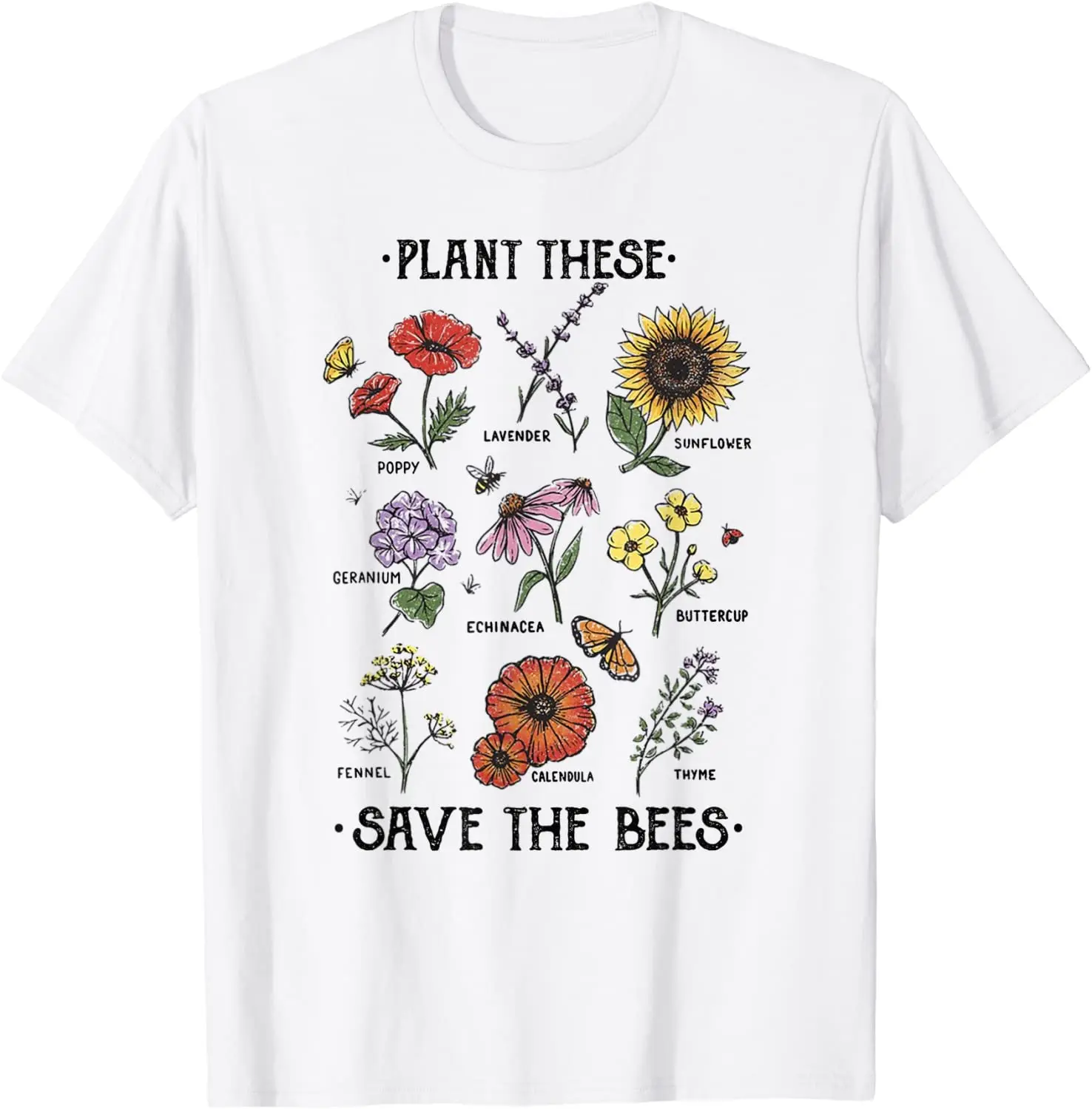 Plant These Save The Bees Flowers Gardening Men's T-Shirt
Plant These Save The Bees Flowers Gardening Men's T-Shirt