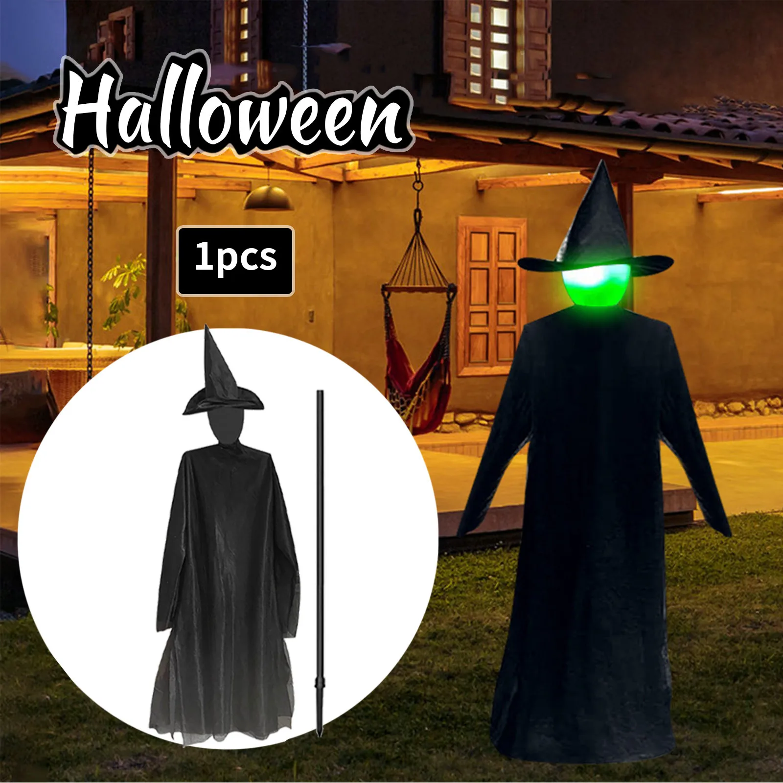 1pcs Lighted Halloween Sound Control Induction Decoration Luminous Sounding Hand In Hand Witch House Party Props
1pcs Lighted Halloween Sound Control Induction Decoration Luminous Sounding Hand In Hand Witch House Party Props