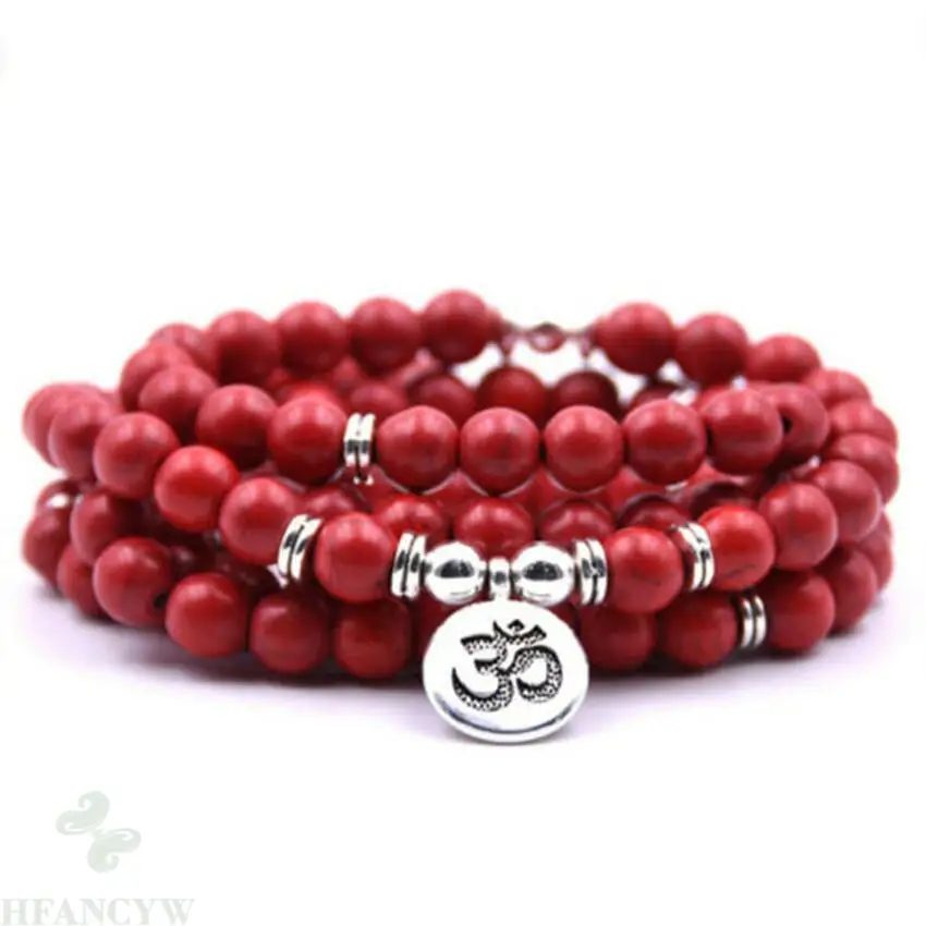 6mm Red Turquoise Bracelet 108 Beads Buddha Pendant Healing Monk Spirituality Energy Sutra Chakra Classic Meditation Yoga
6mm Red Turquoise Bracelet 108 Beads Buddha Pendant Healing Monk Spirituality Energy Sutra Chakra Classic Meditation Yoga