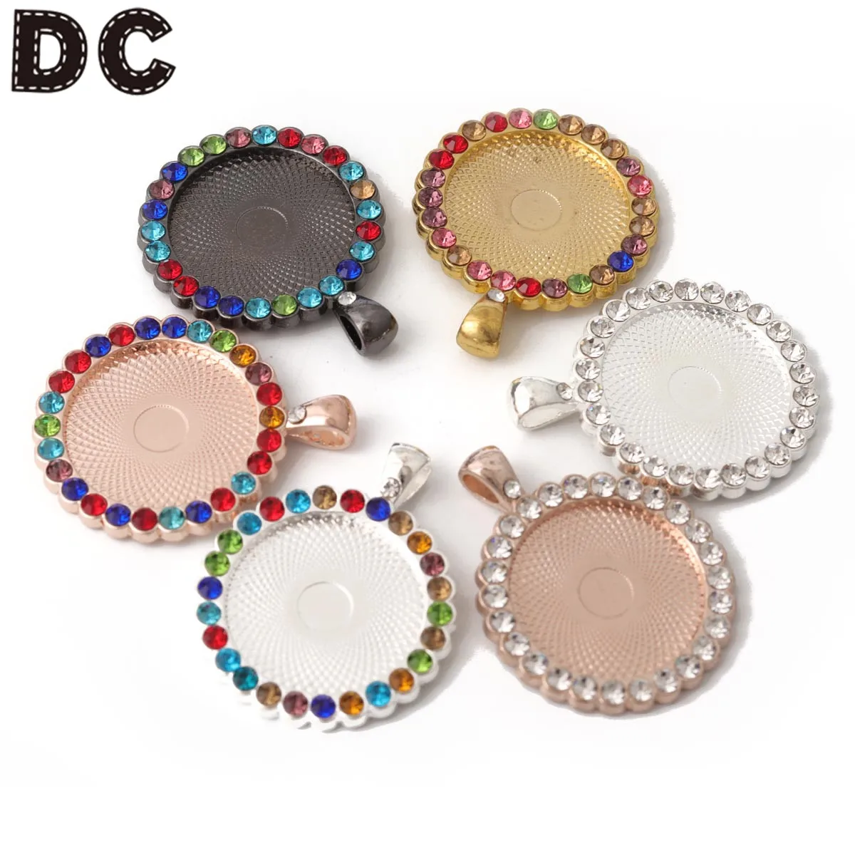 2pcs/lot 34mm Cabochon Base Tray Colored Round Bezels Blank Setting Supplies For Jewelry Making Findings Bracelet Pendant
2pcs/lot 34mm Cabochon Base Tray Colored Round Bezels Blank Setting Supplies For Jewelry Making Findings Bracelet Pendant