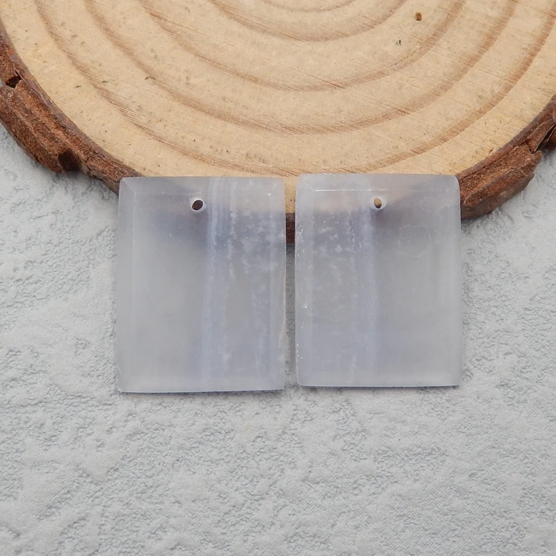Blue Lace Agate Teardrop Earring Stone Pair,stones for earring making 19x15x2mm3.4g
Blue Lace Agate Teardrop Earring Stone Pair,stones for earring making 19x15x2mm3.4g