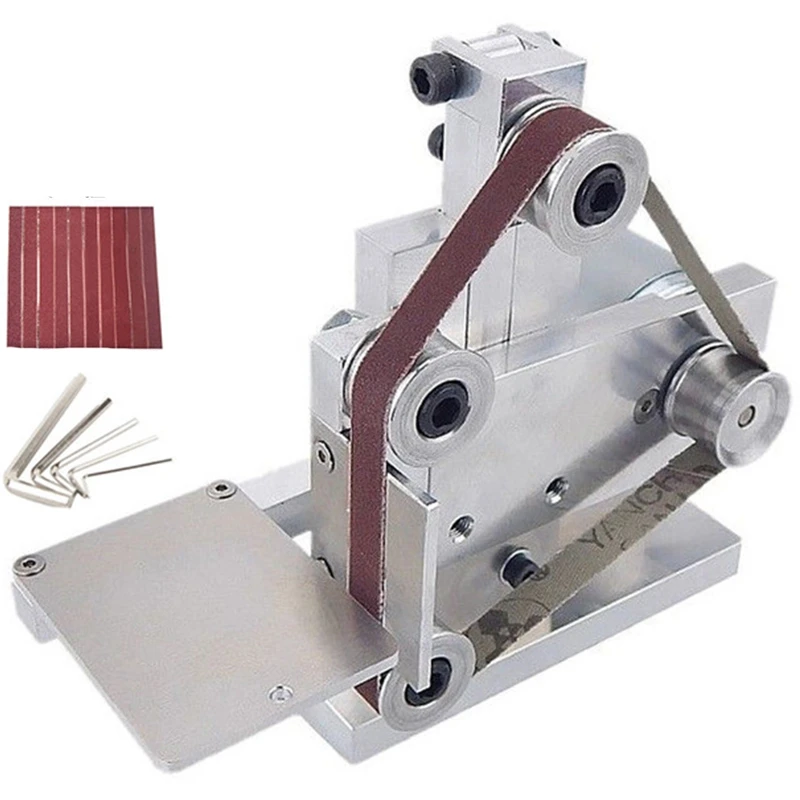 Eu Plug Diy Mini Belt Sander Bench Mount Grinder Polishing Grinding Machine Buffer Electric Angle 175x110x140Mm | Инструменты