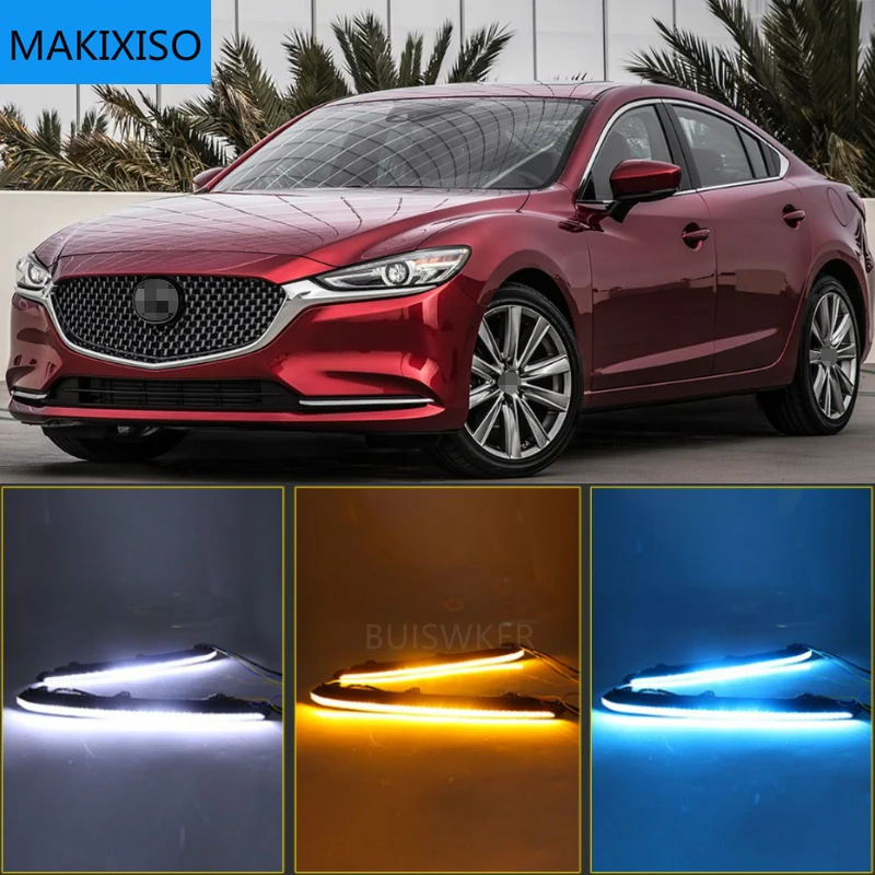 2 шт автомобильные лампы дневного Светодиодный дневной светильник для Mazda 6 Atenza 2020 2021 с желтым сигналом поворота противотуманная фара
2 шт автомобильные лампы дневного Светодиодный дневной светильник для Mazda 6 Atenza 2020 2021 с желтым сигналом поворота противотуманная фара
