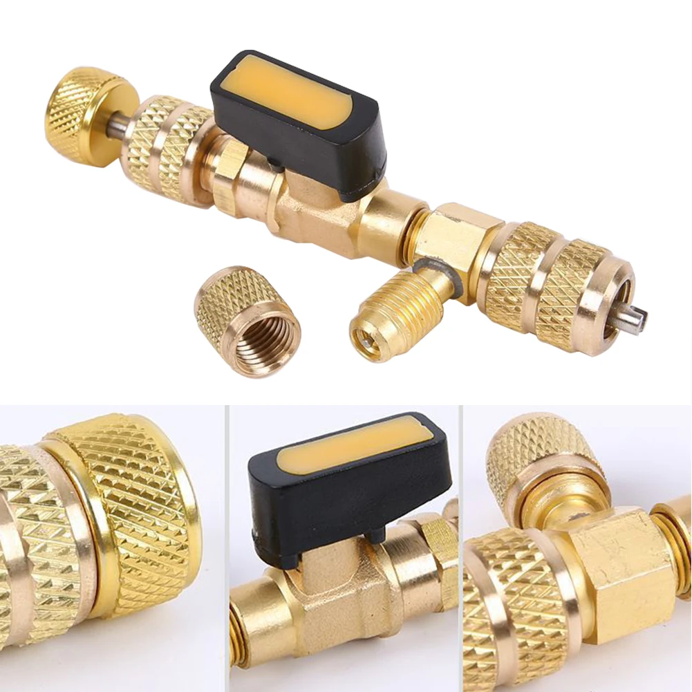 Valve Core Remover/Installer with Dual Size SAE 1/4 & 5/16 Port for R22 R410A Valve Core Removal Installer Tool HVAC System
Valve Core Remover/Installer with Dual Size SAE 1/4 & 5/16 Port for R22 R410A Valve Core Removal Installer Tool HVAC System