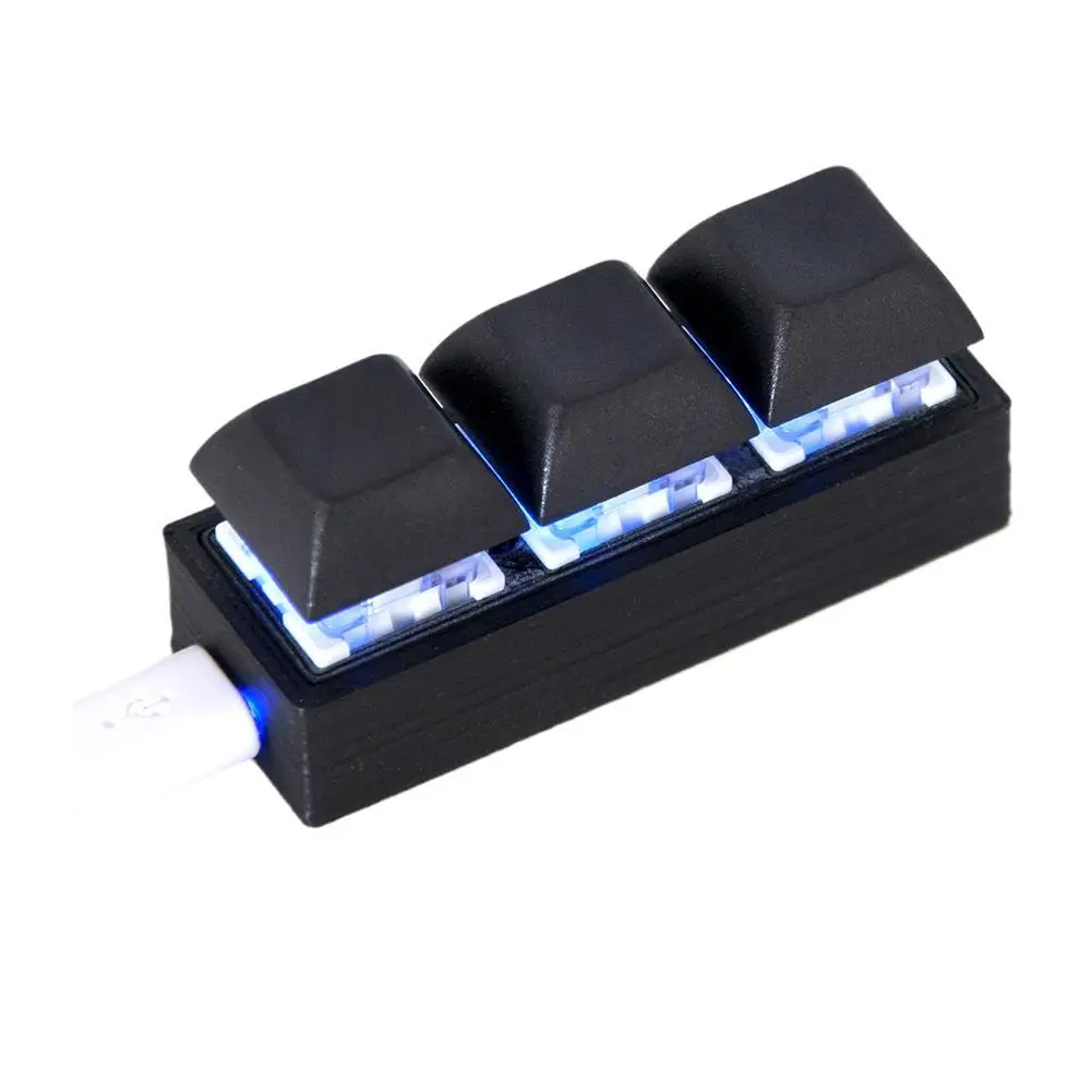 Мини-клавиатура OSU 3 клавиши макро клавиатура RGB самостоятельная Настройка