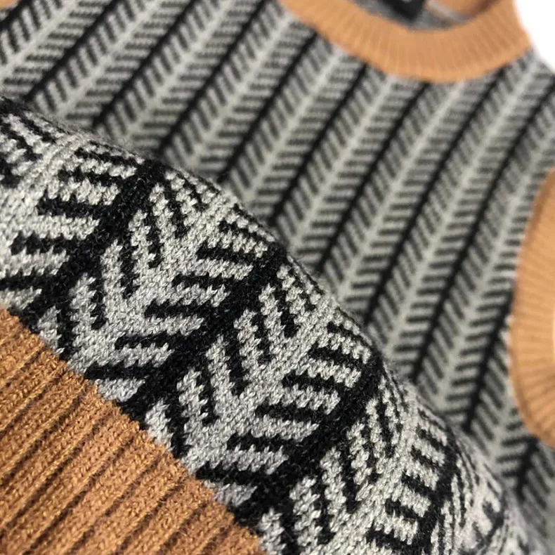 Детский вязаный жилет свитер для мальчиков новинка Осень-зима маленьких девочек