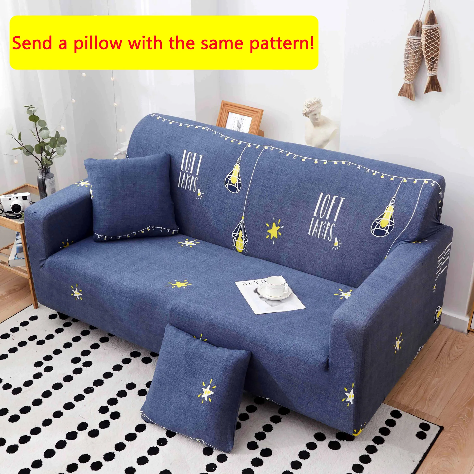 Pattern sofa cover Elastic printing sofa cover Home sofa universal pet protective cover Spandex cover L type available
Pattern sofa cover Elastic printing sofa cover Home sofa universal pet protective cover Spandex cover L type available
