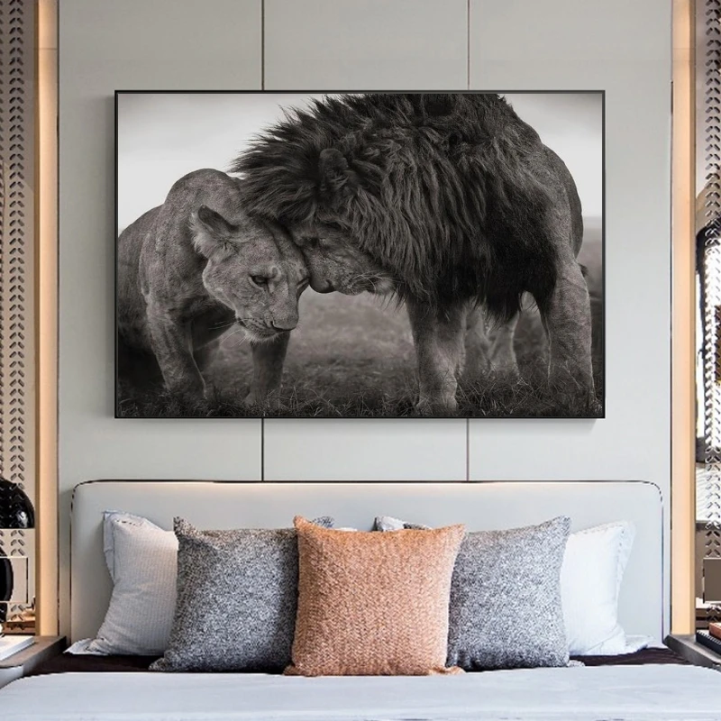 African Wild Lions Canvas Paintings on The Wall Nordic Style Lion Head To Head Posters and Prints Wall Art Pictures Home Decor
African Wild Lions Canvas Paintings on The Wall Nordic Style Lion Head To Head Posters and Prints Wall Art Pictures Home Decor