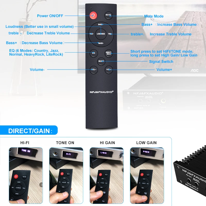 2021 FX-Audio Новый D2160MKII TAS5548 + TAS5614 Bluetooth 5 0 полный цифровой усилитель мощности 150 Вт * 2 USB