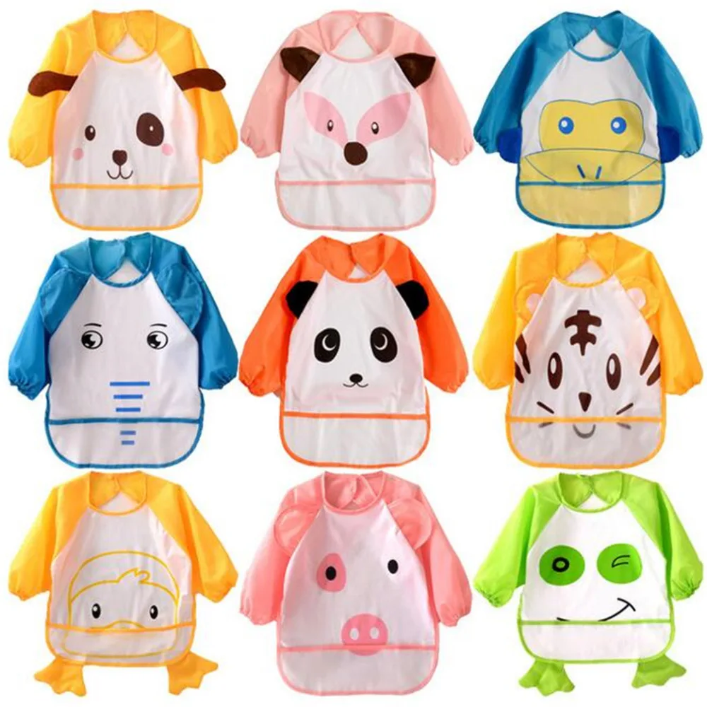 Baby Bibs Kid Eating Clothing Waterproof Children'S Long Sleeves Smock Bebes Apron Bebes Bibs Kindergarden Feeding Accessories
Baby Bibs Kid Eating Clothing Waterproof Children'S Long Sleeves Smock Bebes Apron Bebes Bibs Kindergarden Feeding Accessories