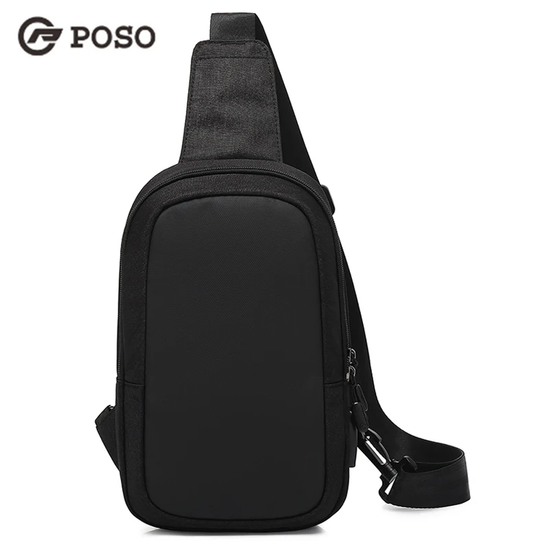 POSO Chest USB Charge Bag Band New Men Waterproof Chest Bag Splashproof Sling Bag Crossbody Bags for Women Messenger Bag
POSO Chest USB Charge Bag Band New Men Waterproof Chest Bag Splashproof Sling Bag Crossbody Bags for Women Messenger Bag