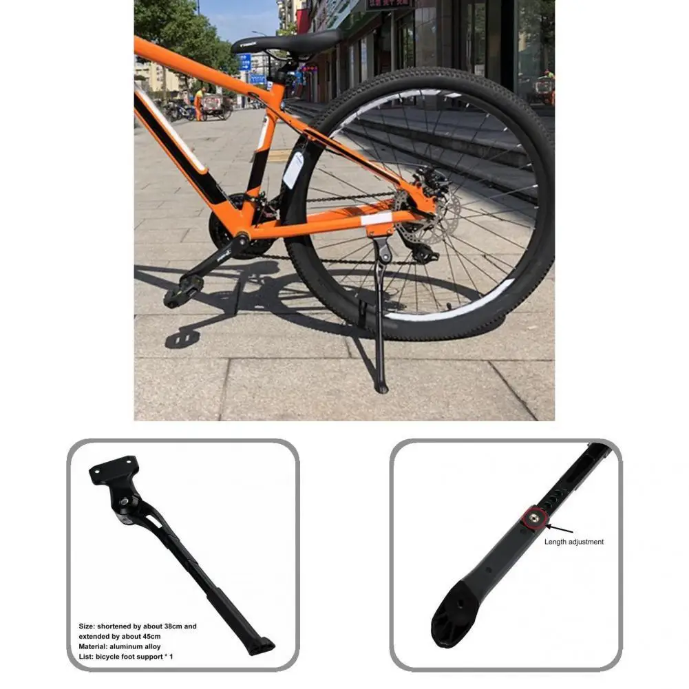 Aluminum Alloy Excellent High Hardness Bike Kickstand Bicycle Components Cycling Kickstand Sturdy Cycling Accessory
Aluminum Alloy Excellent High Hardness Bike Kickstand Bicycle Components Cycling Kickstand Sturdy Cycling Accessory