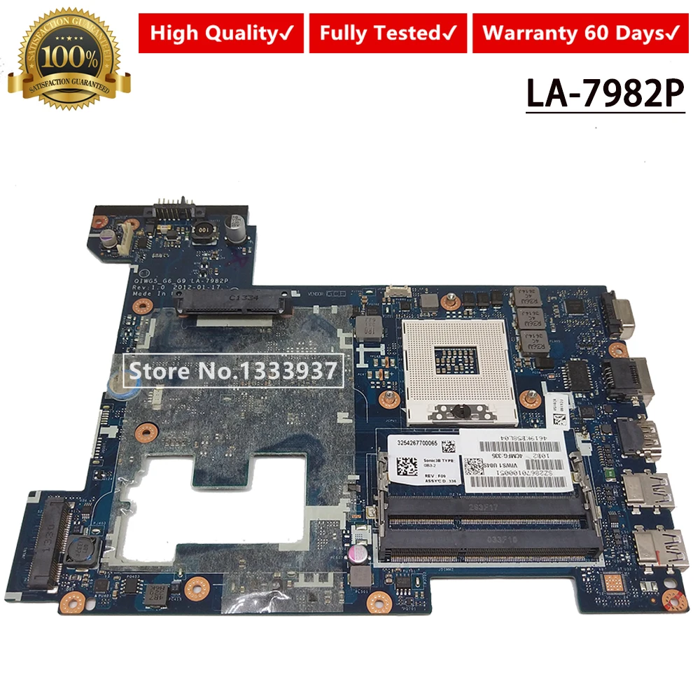 Бесплатная доставка LA-7982P Высокое Качество для Lenovo G580 N580 P580 Материнская плата ноутбука 100% тестирование 11S0001175 qiwg5 _ g6_g9 материнская плата 
Бесплатная доставка LA-7982P Высокое Качество для Lenovo G580 N580 P580 Материнская плата ноутбука 100% тестирование 11S0001175 qiwg5 _ g6_g9 материнская плата