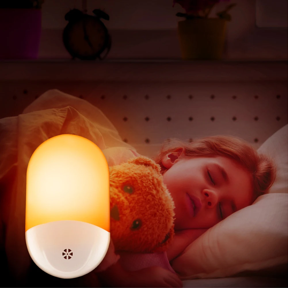 LED Plug In Night Light Dusk To Dawn Automatic Photocell Sensor Lamps With Adjustable Brightness For Bedroom Bedside Lamp
LED Plug In Night Light Dusk To Dawn Automatic Photocell Sensor Lamps With Adjustable Brightness For Bedroom Bedside Lamp