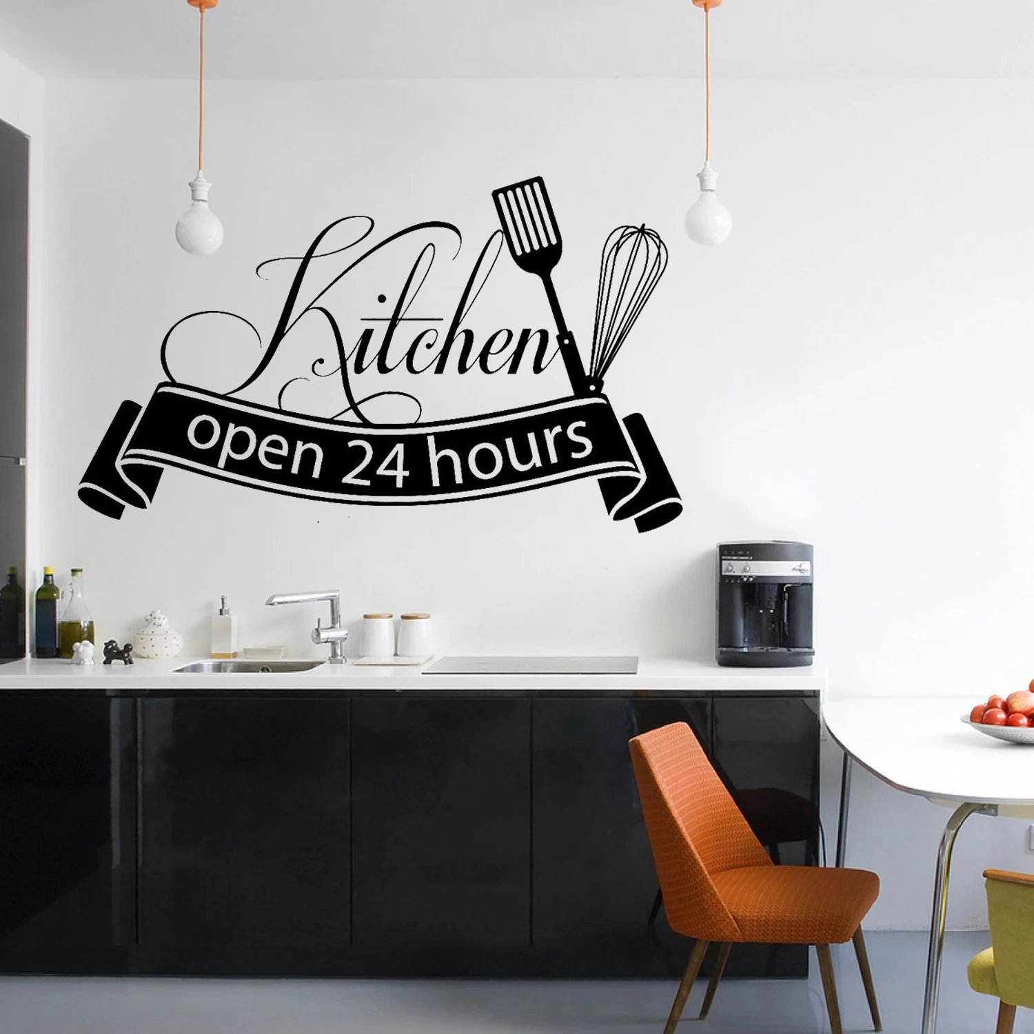 Removable Vinyl Cuisine Wall Sticker Open 24 Hours Kitchen waterproof Decals For Restaurant Decoration Shop Store Decor HQ872
Removable Vinyl Cuisine Wall Sticker Open 24 Hours Kitchen waterproof Decals For Restaurant Decoration Shop Store Decor HQ872