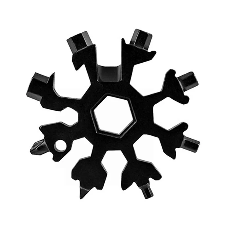 18 in 1 Snowflake Spanner Alloy Hex Wrench Key Ring Outdoor Camping Riding Survive Portable Tool Bottle Opener
18 in 1 Snowflake Spanner Alloy Hex Wrench Key Ring Outdoor Camping Riding Survive Portable Tool Bottle Opener